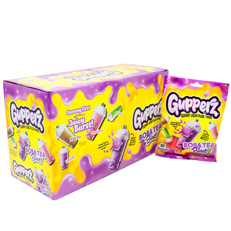 Gupperz Boba Tea Blast Gummies 2.54oz - 12 Pack