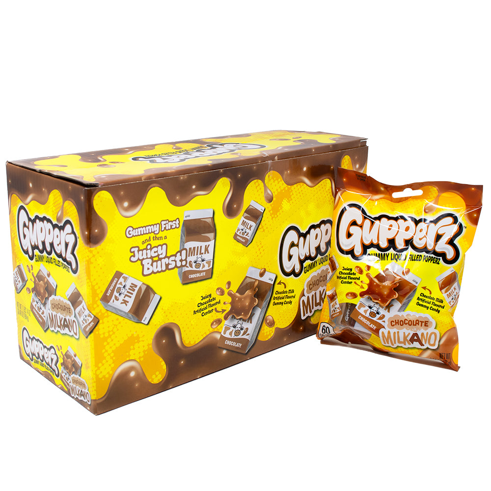 Gupperz Chocolate Milkano Gummies 2.54oz - 12 Pack