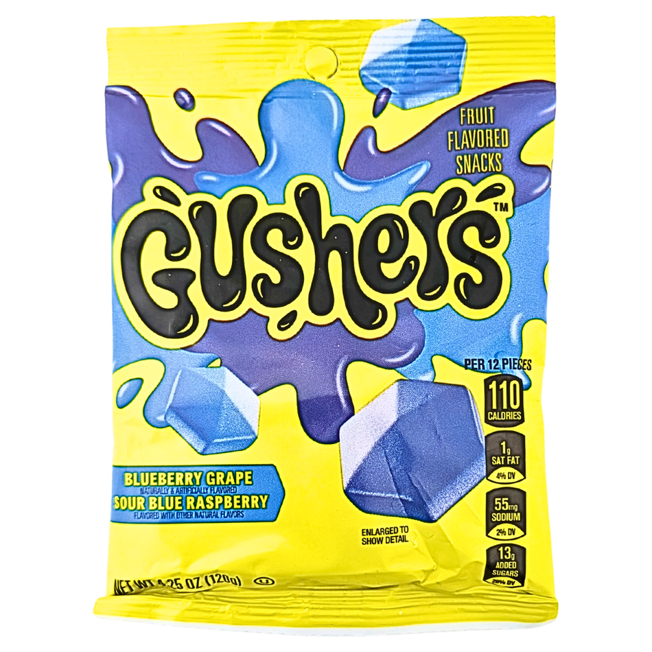 Gushers Blueberry Grape 4.25oz - 8 Pack