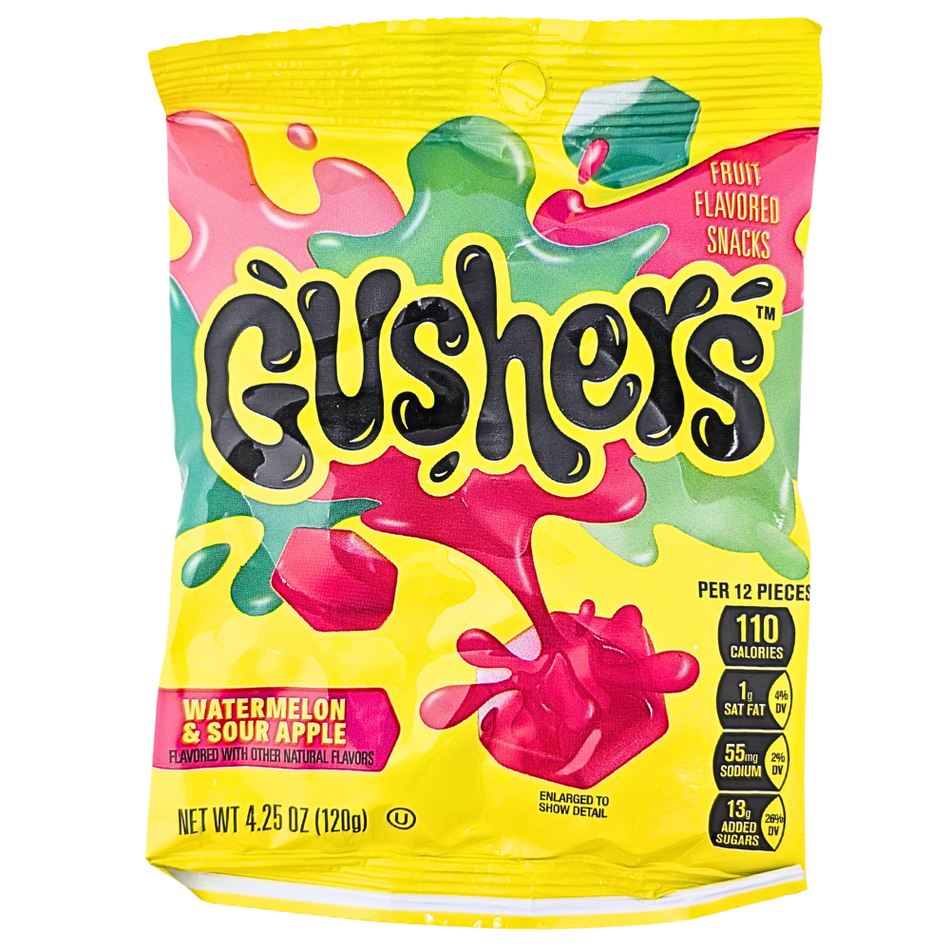 Gushers Watermelon & Sour Apple - 4.25oz