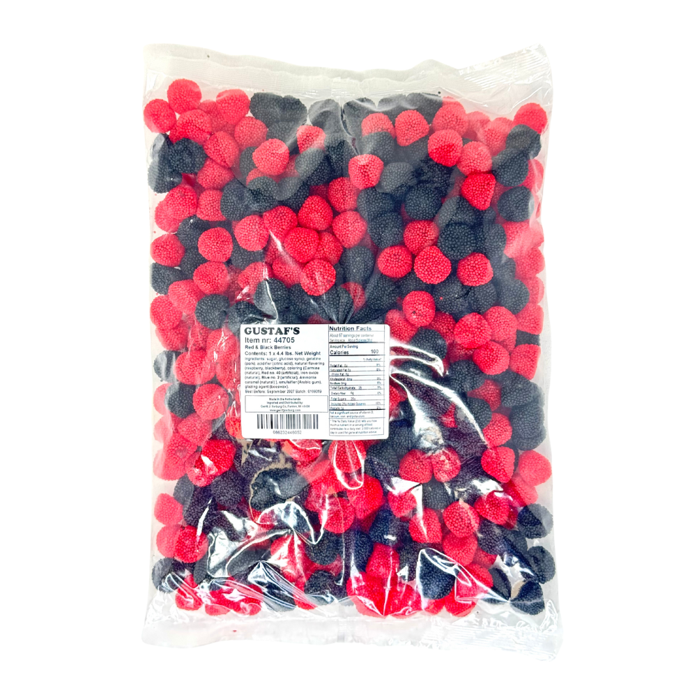 Gustaf's Berries Red And Black 4.4lb - 1 Bag