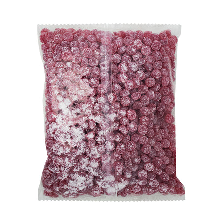 Gustaf's Sour Cherry Buttons 2kg - 1 Bag - Bulk Candy