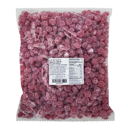 Gustaf's Sour Cherry Buttons 2kg - 1 Bag  Nutrition Facts Ingredients - Bulk Candy