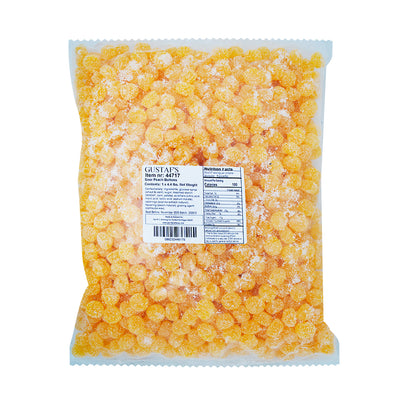 Gustaf's Sour Peach Buttons 2kg - 1 Bag  Nutrition Facts Ingredients - Bulk Candy