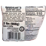 Gustaf's Very Berry Mix Laces - 2lb