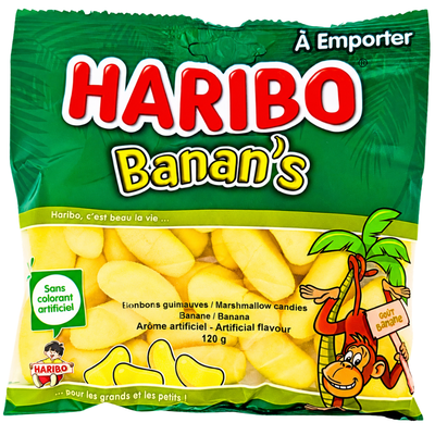 Haribo Bananas 120g - 30 Pack