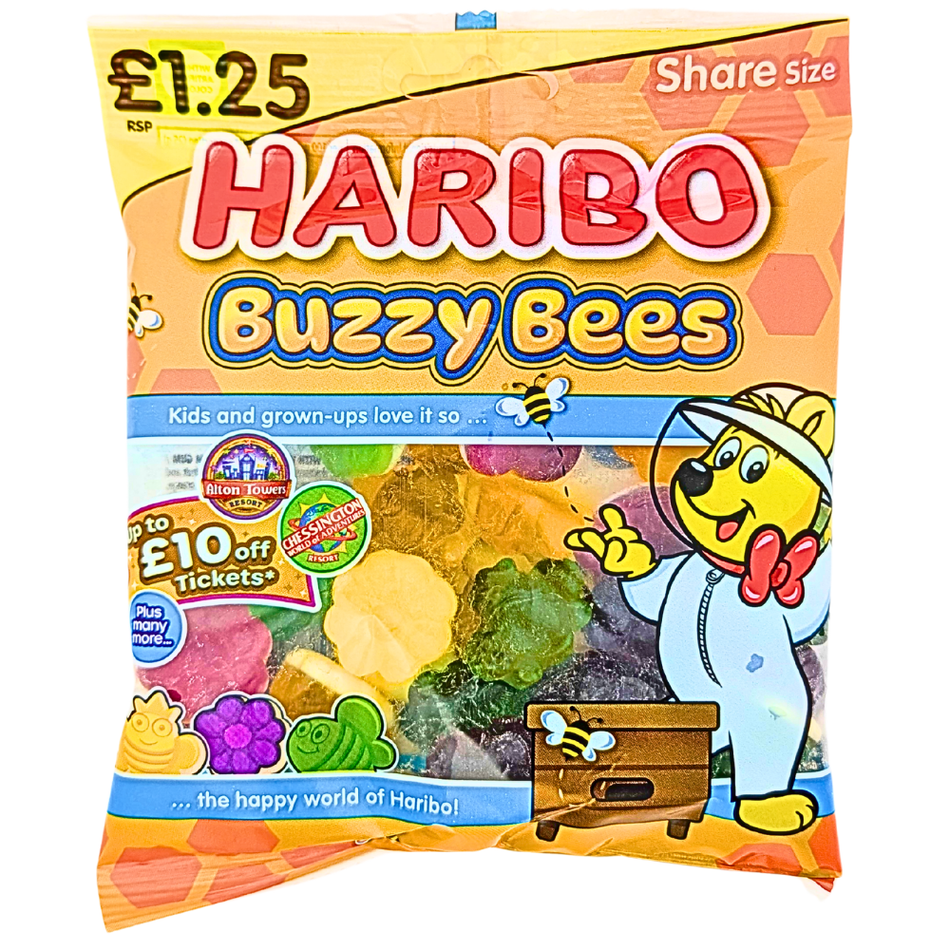 Haribo Buzzy Bees 140g (UK) - 12 Pack