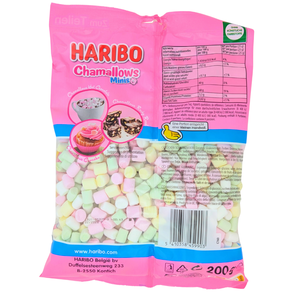 Haribo Chamallows Minis 200g (Germany) - 10 Pack