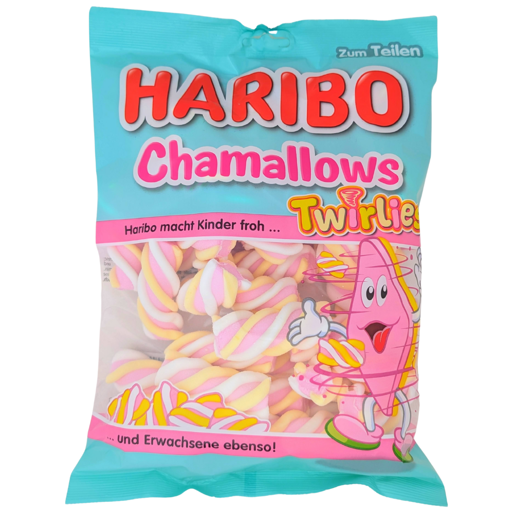 Haribo Chamallows Twirlies 200g (Germany) - 12 Pack