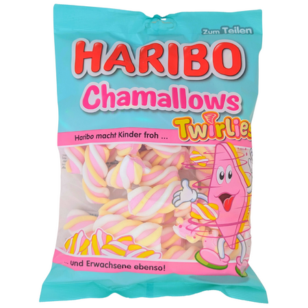 Haribo Chamallows Twirlies 200g (Germany) - 12 Pack
