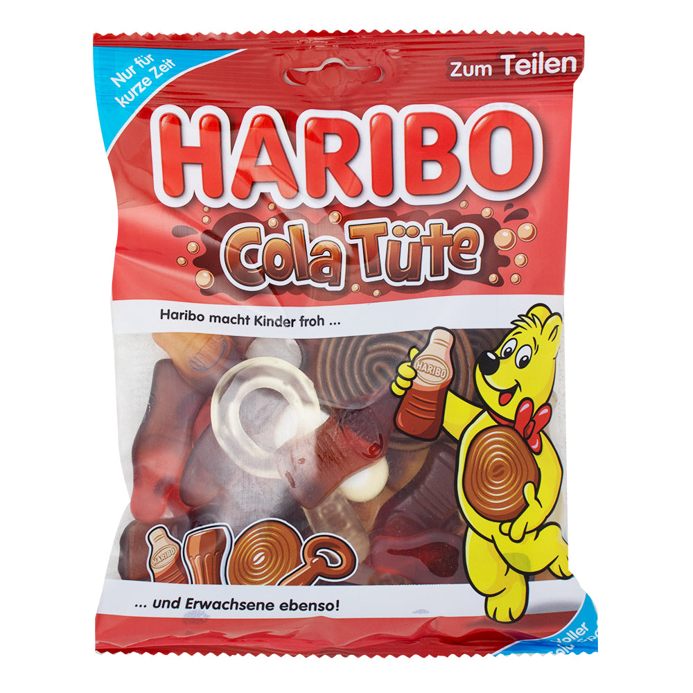 Haribo Cola Tute Gummies (Germany) - 175g - 17 Pack - Haribo Candy