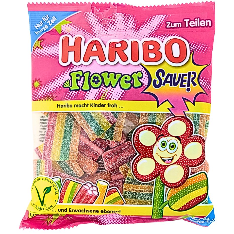 Haribo Flower Sour 160g (Germany) - 15 Pack
