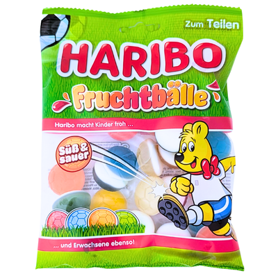 Haribo Fruchtballe Fruit Balls 160g (Germany) - 18 Pack