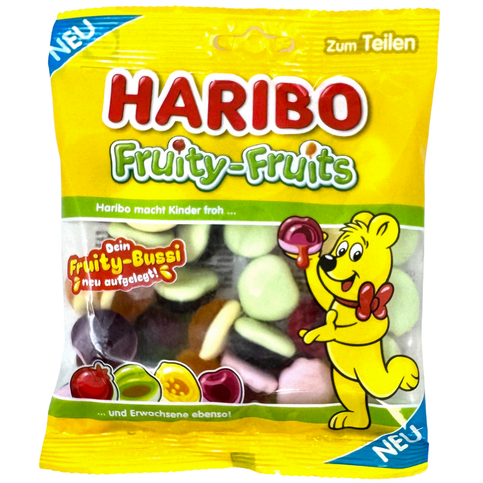 Haribo Fruity Fruit Candy  160g - 18 Pack