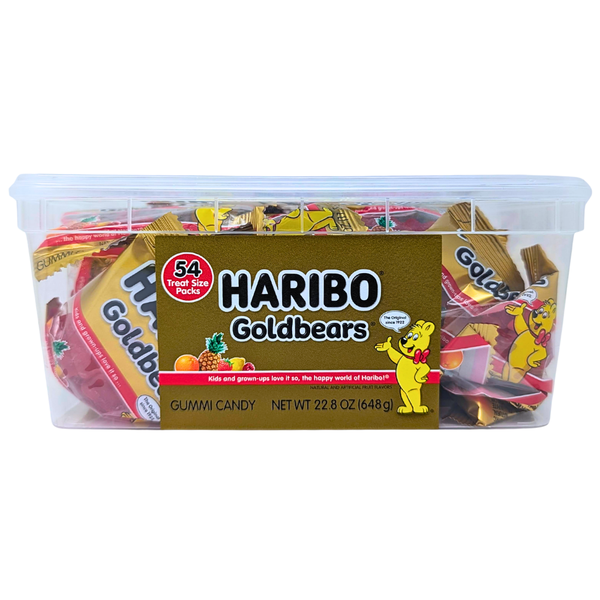 Haribo Gold Bears Tub 54ct - 1 Bag