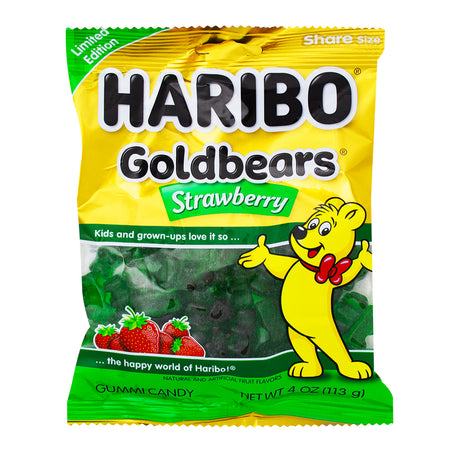 Haribo Gold Bears Strawberry 4oz - 12 Pack