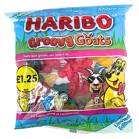 Haribo Groovy Goats 160g (UK) - 12 Pack