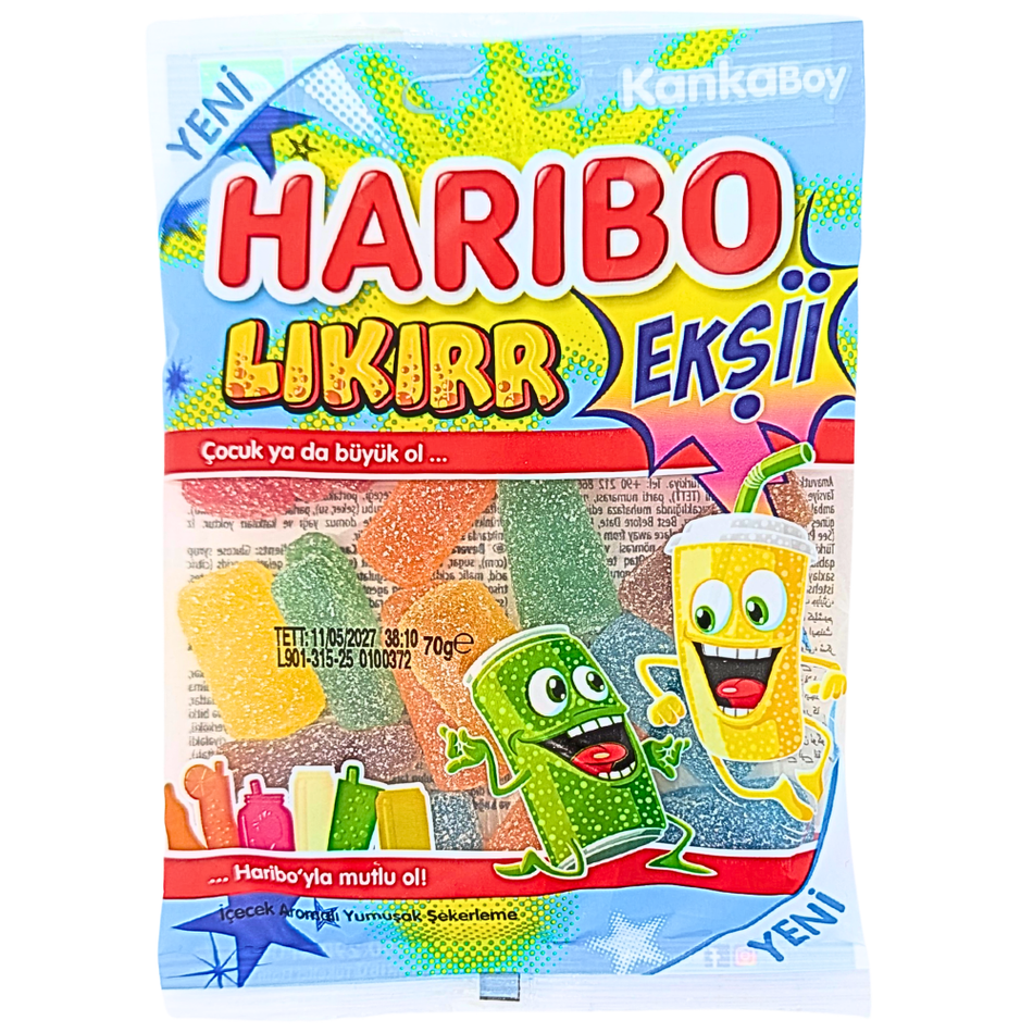 Haribo Halal Likirr 70g (Turkey) - 24 Pack