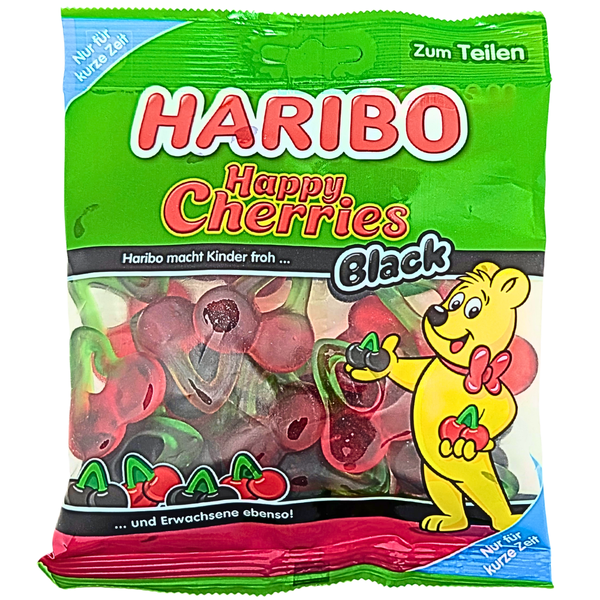 Haribo Happy Cherries Black 175g - 20 Pack