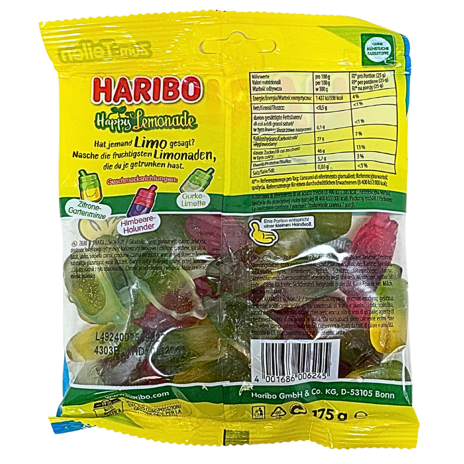 Haribo Happy Lemonade 175g (Germany) - 20 Pack
