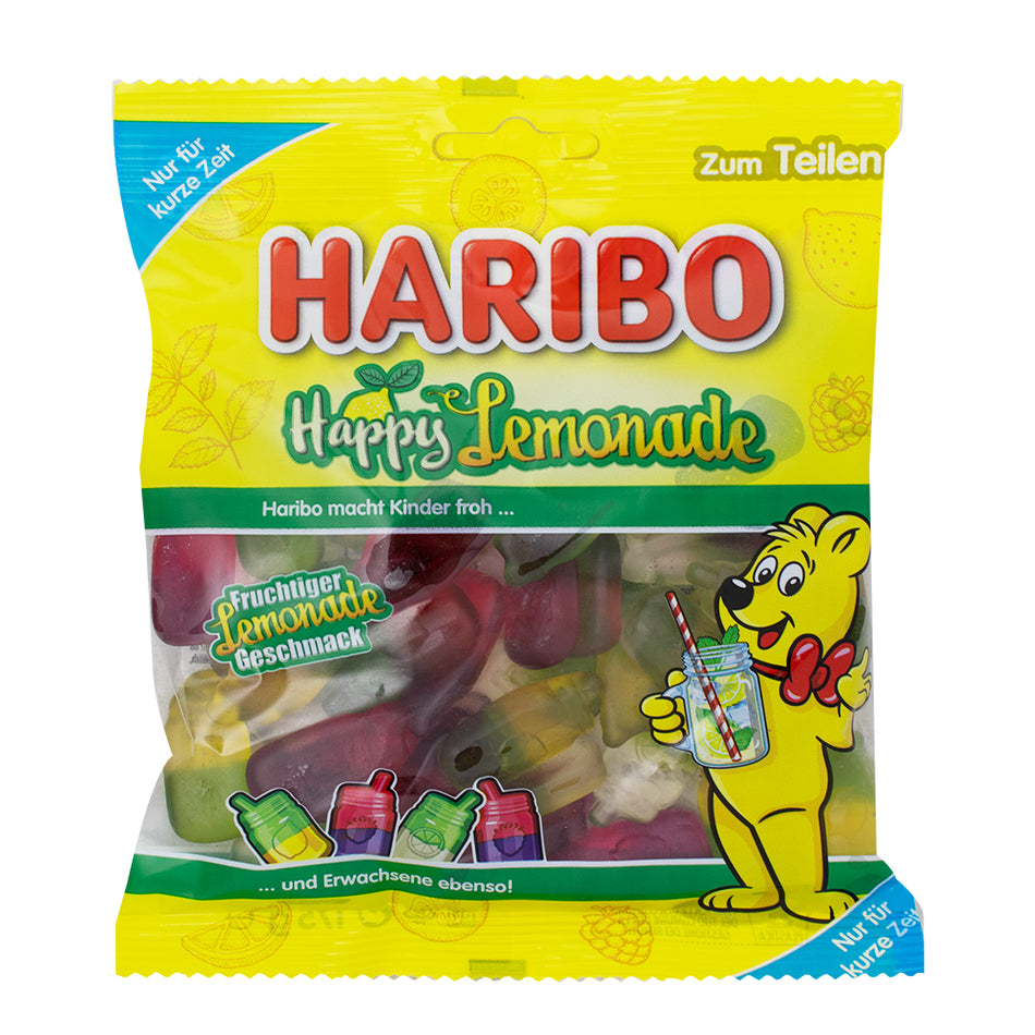 Haribo Happy Lemonade Gummies (Germany) 175g - 20 Pack