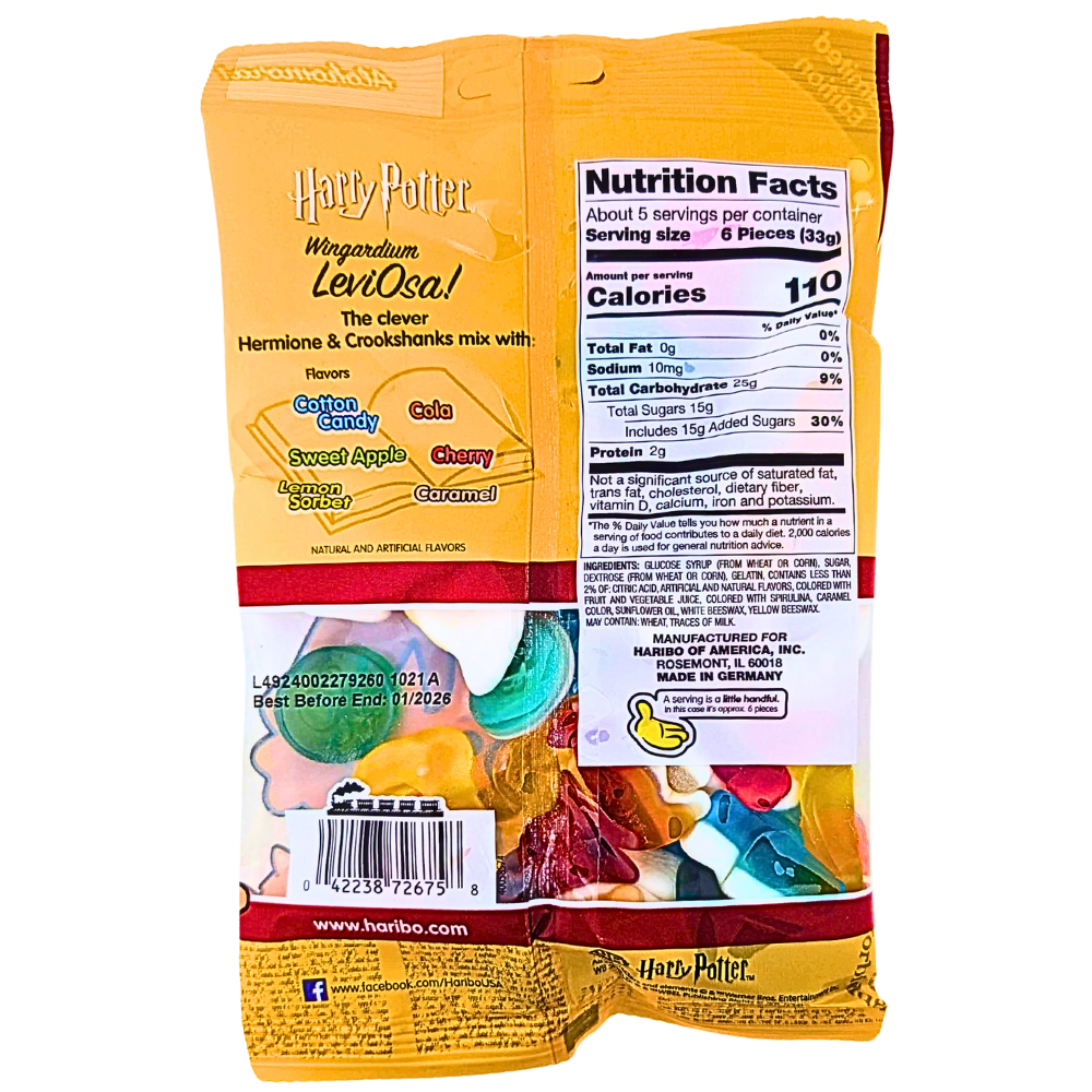 Haribo Harry Potter Hermione 6.3oz - 10 Pack