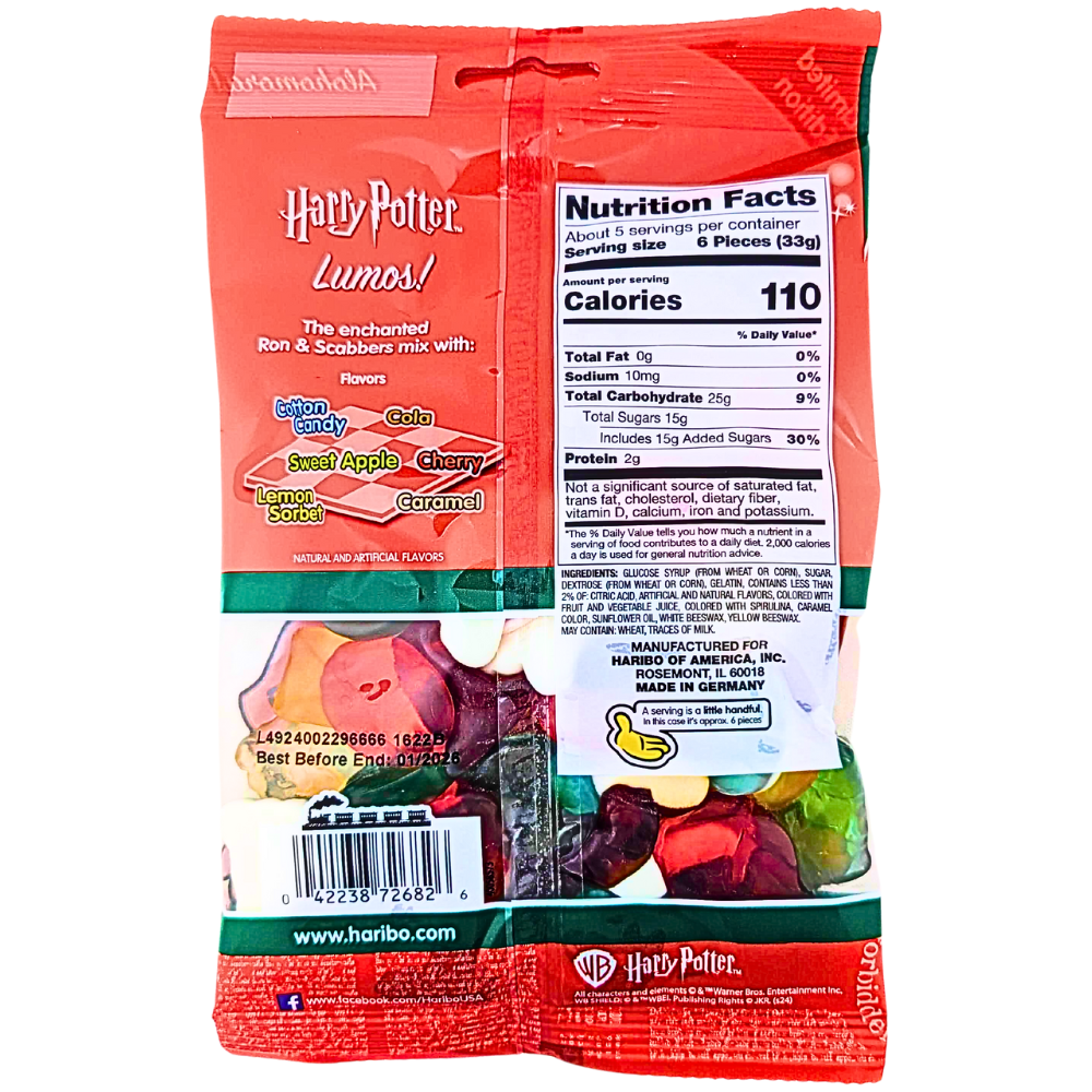 Haribo Harry Potter Ron 6.3oz - 10 Pack