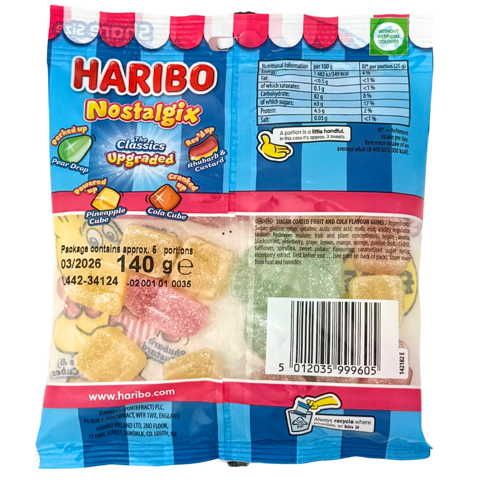 Haribo Nostalgix 140g (UK) - 12 Pack