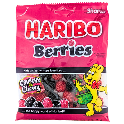 Haribo Berries Gummi Candy - 12 Pack