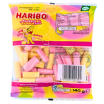 Haribo Rhubarb & Custard Rolls 140g (UK) - 12 Bag