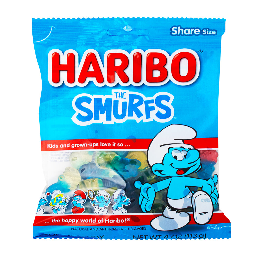 Haribo The Smurfs Gummi Candy - 12 Pack