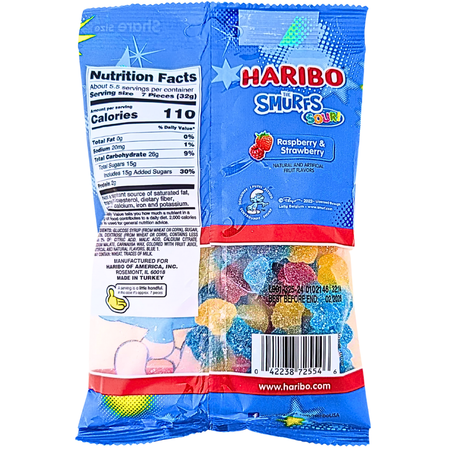 Haribo Smurfs Pik 6.3oz - 10 Pack
