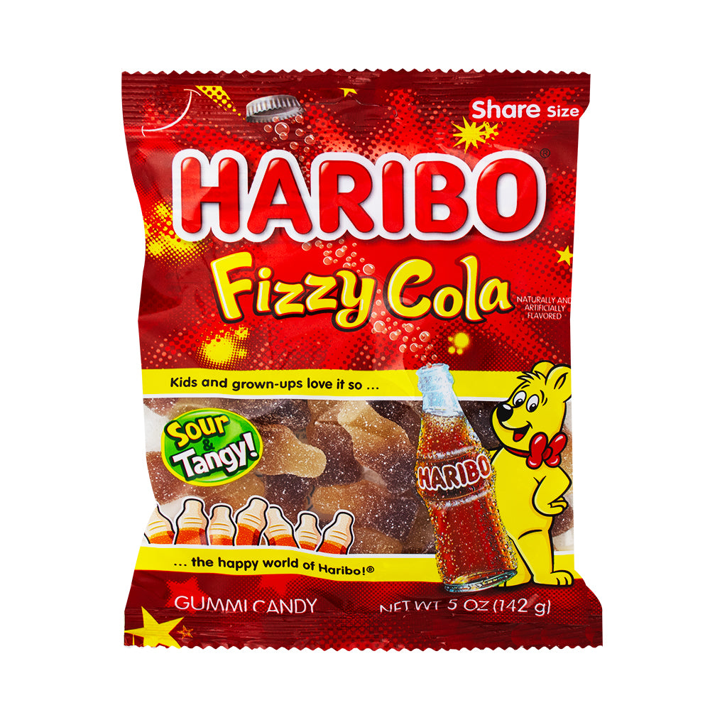 Haribo Fizzy Cola Gummi Candy - 12 Pack