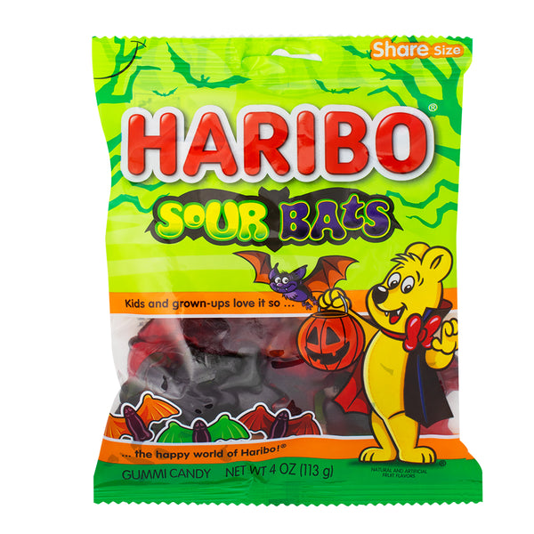 Haribo Sour Vampire Bats 4oz - 12 Pack