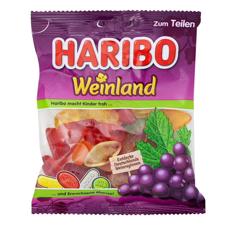 Haribo Weinland Wine Gums 175g - 10 Pack