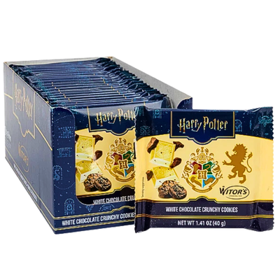 Harry Potter White Chocolate Crunchy Cookies 1.41oz - 24 Pack