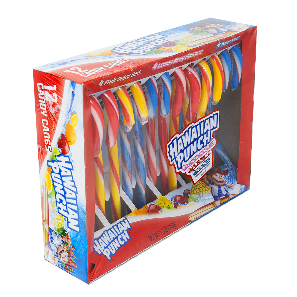 Hawaiian Punch Candy Canes 12 Pieces - 12 Pack