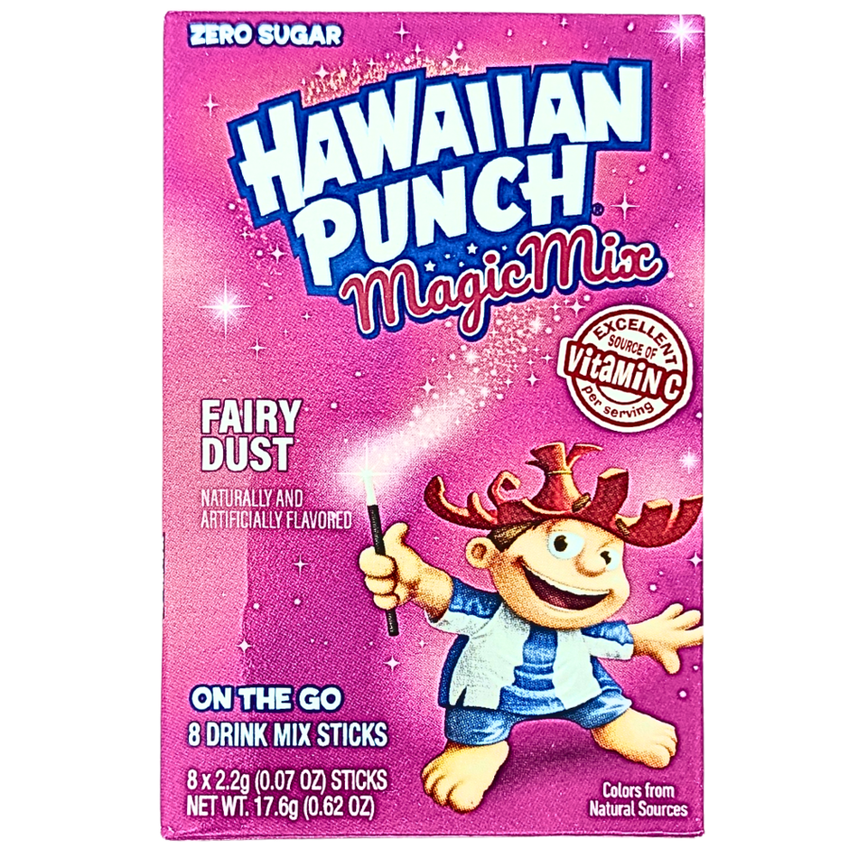 Hawaiian Punch Singles To Go Zero Sugar - Magic Mix Fairy Dust 17.6g - 12 Pack