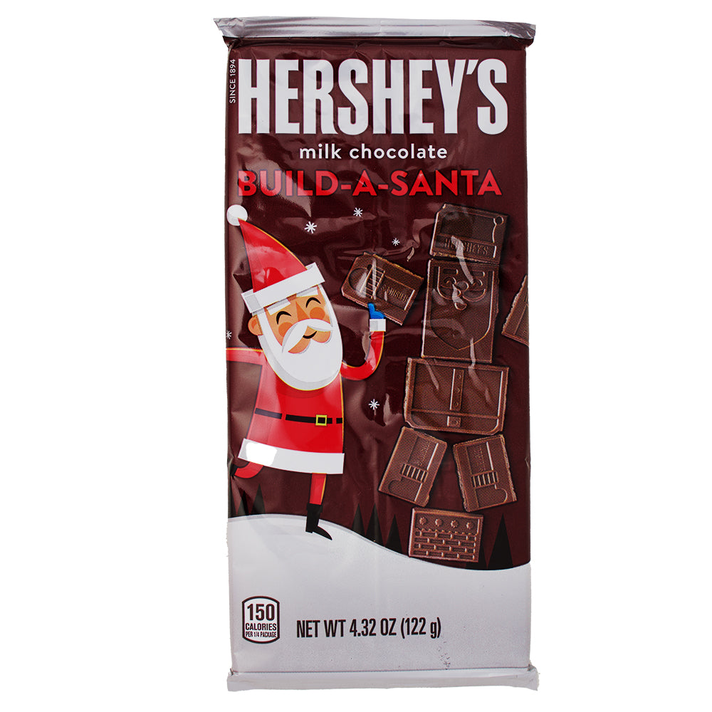 Hershey's BuildaSanta Milk Chocolate Bar 4oz 12 Pack