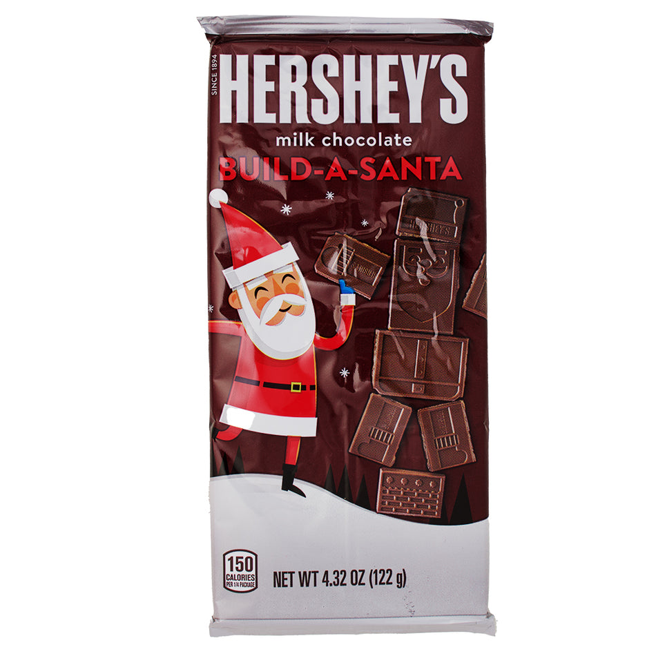 Hershey's Build-a-Santa Milk Chocolate Bar 4oz - 12 Pack