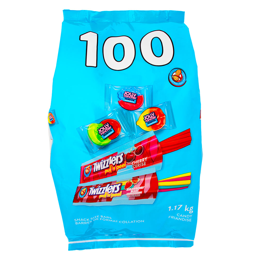 Hershey Assorted Jolly Rancher & Twizzlers 100ct - 1 Bag