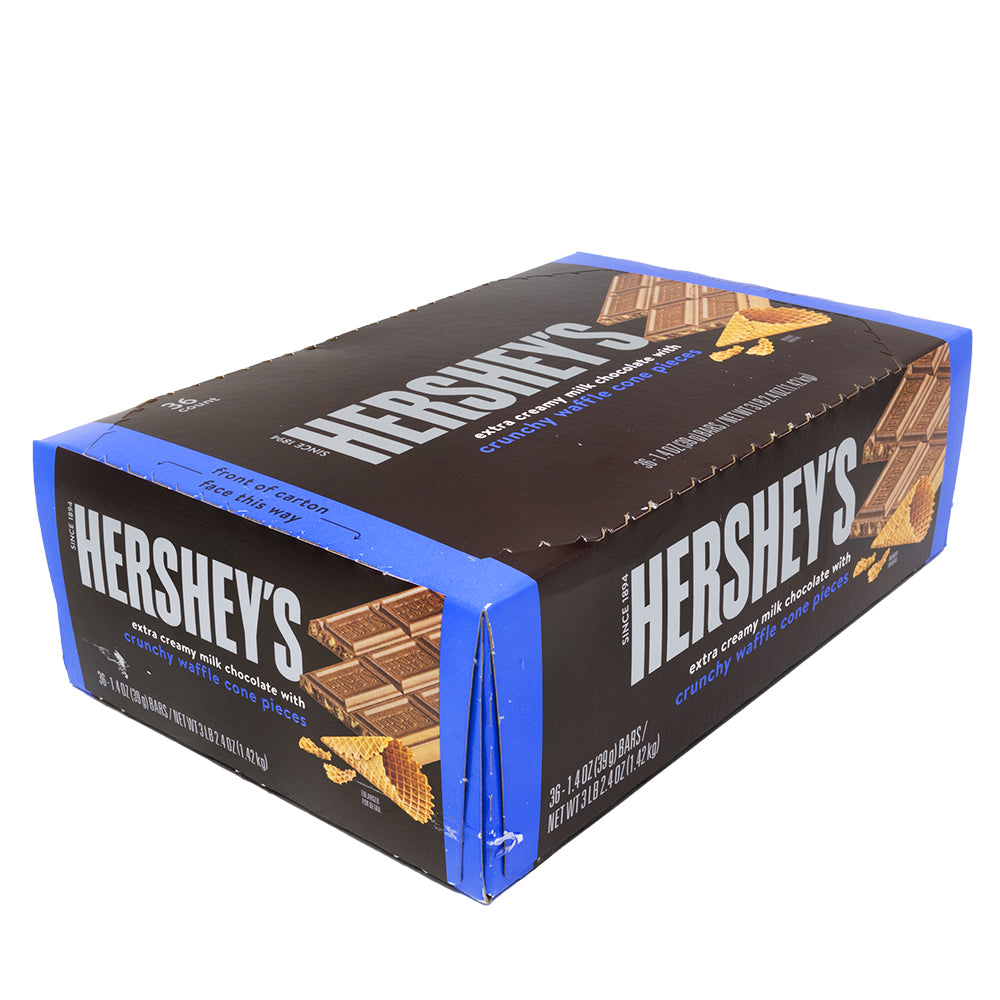 Hershey's Chocolate With Crunchy Waffle Cone Pieces 1.4oz - 36 Pack