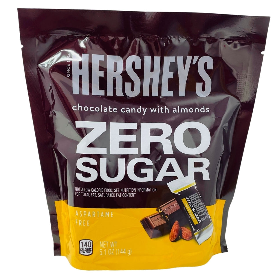 Hershey's Zero Sugar Chocolate with Almonds 5.1oz - 8 Pack
