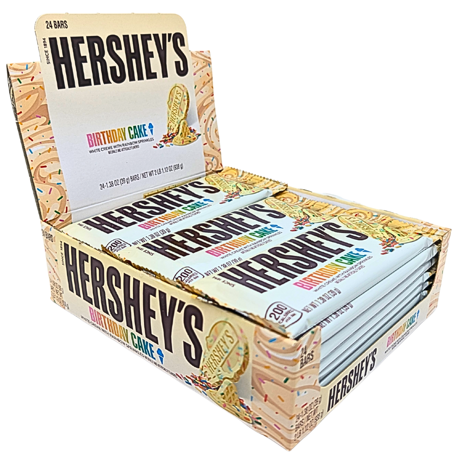 Hershey's Birthday Cake Bars 39g - 24 Pack