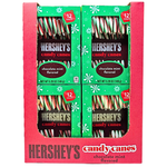 Hershey's Chocolate Mint Flavoured Candy Canes 5.28oz - 24 Pack