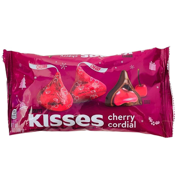 Hershey Kisses with Cherry Cordial Creme 7oz - 12 Pack