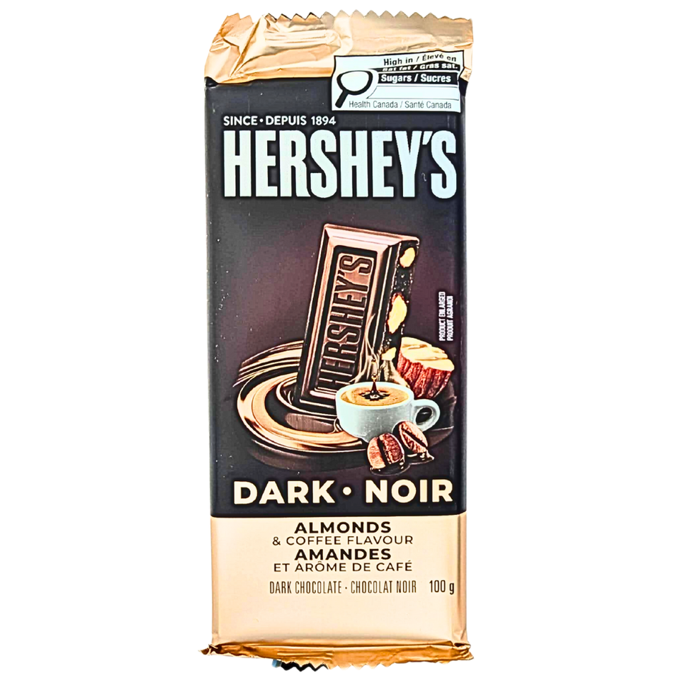 Hershey's Dark Almonds & Coffee Flavour 100g - 14 Pack