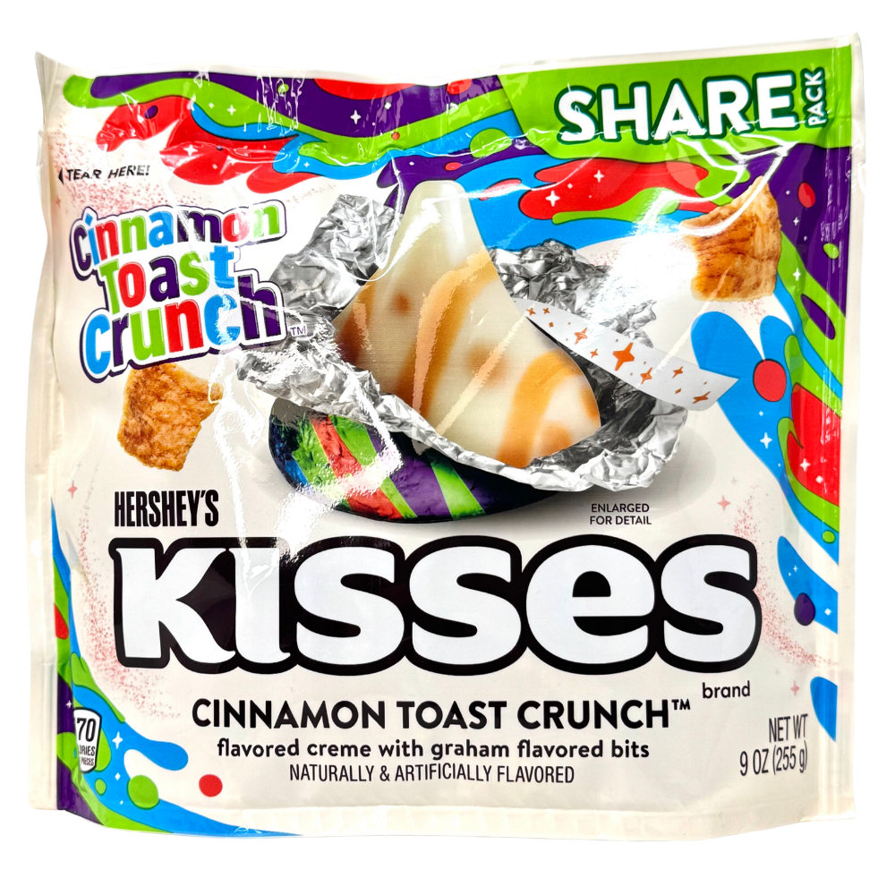 Hershey's Kisses Cinnamon Toast Crunch Share Pack 9oz - 16 Pack