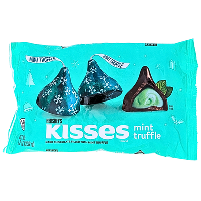 Hershey's Kisses Mint Truffle 8oz - 1 Pack