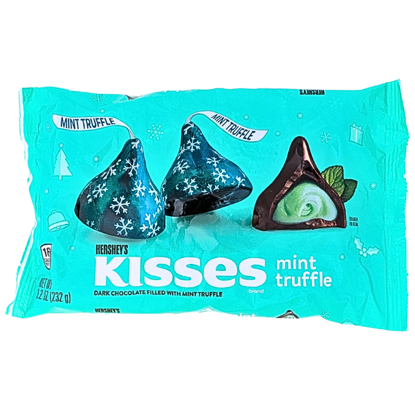 Hershey's Kisses Mint Truffle 8oz - 1 Pack